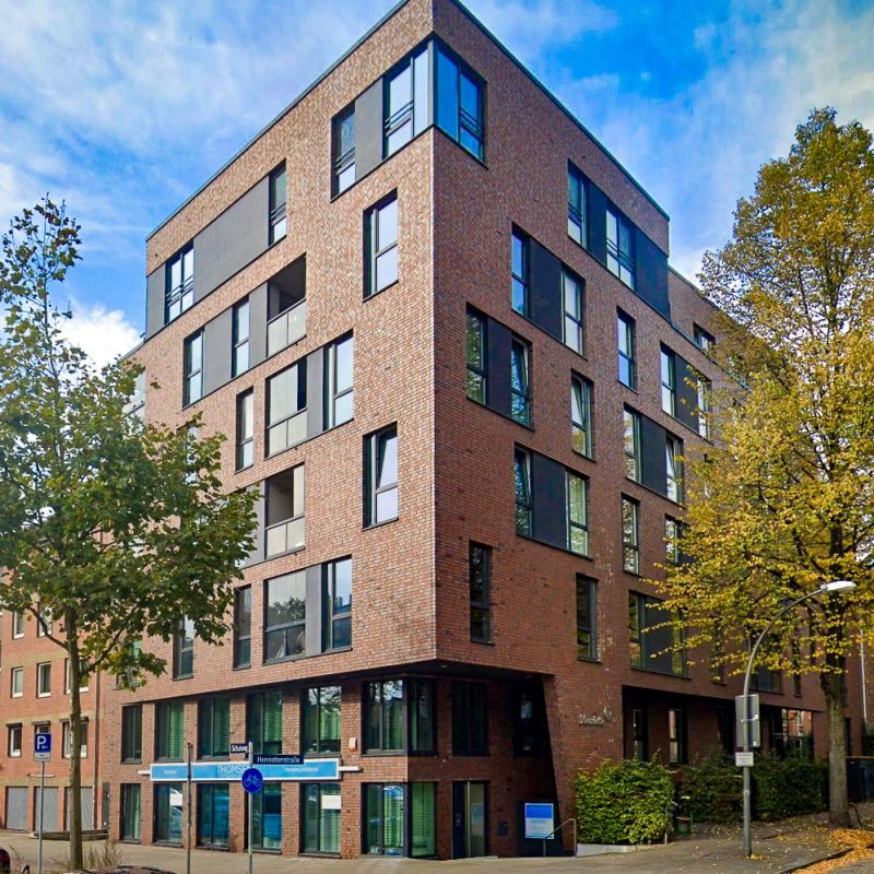 Modernes Gebäude der Zahnarztpraxis Dental Protection Dr. Thomsen Hamburg